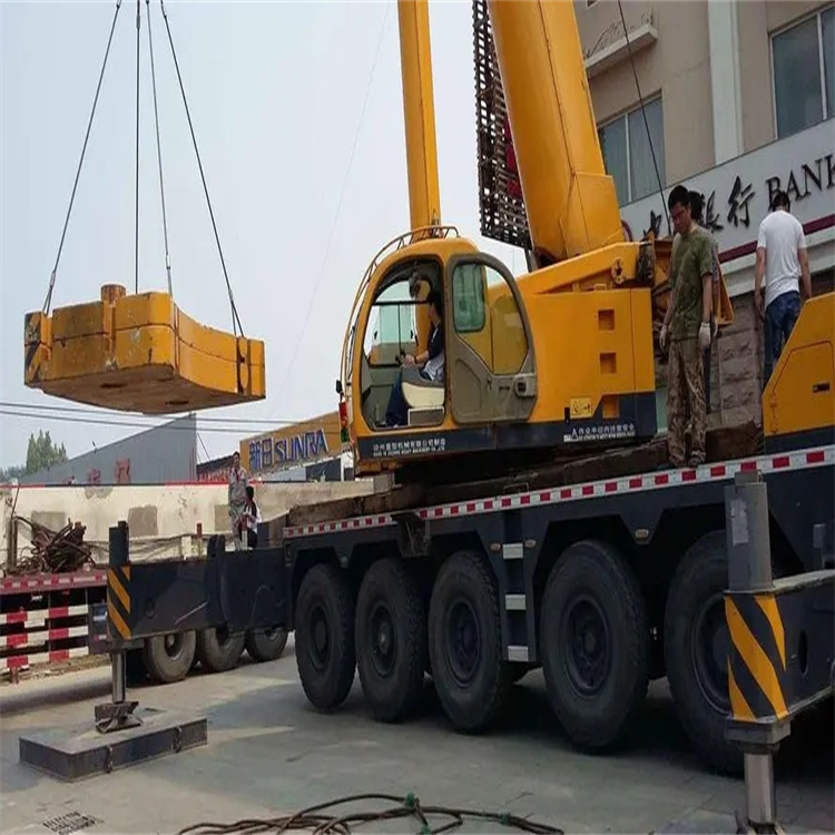 泉州泉港当地吊车出租|机器吊装|75吨|工厂搬迁服务